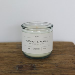 Products: Bergamot and Neroli Soy Candle Online Ecológica candle co