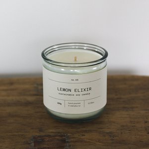 Lemon Elixir Soy Candle Online Ecológica candle co