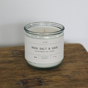 Rock Salt & Sage Online Ecológica candle co