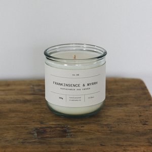 Frankincense and Myrrh Candle Online Ecológica candle co