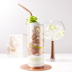 New Ecology Co Prepared Drinks: London Dry and Light Tonic - Case (24 Cans)