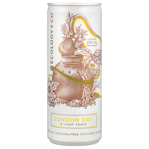 All: London Dry & Light Tonic - 4 Pack