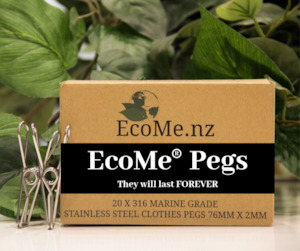 EcoMe NZ: Stainless Steel Pegs - Bulk