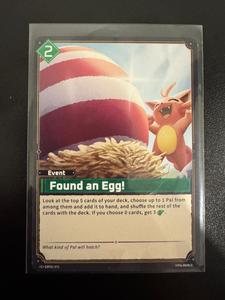 Palworld Single Cards: Found an Egg! (Dawn of Palpagos)