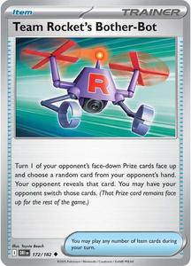 Pokémon Team Rocket's Bother-Bot 172/182 Uncommon Reverse Holo – Destined Rivals NM