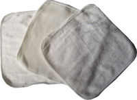Nappy Accessories: 5 bamboo velour cloth wipes