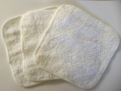 Nappy Accessories: Cotton washable wipes 6 pack