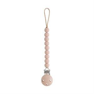 Bibs Pacifier Clips: Pacifier Clip - Hera Blush