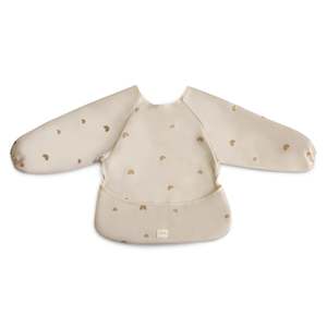 Bibs Bibs: Mushie Long Sleeve Bib - Rainbows