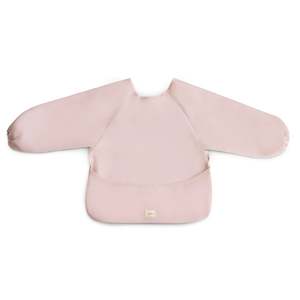 Bibs Bibs: Mushie Long Sleeve Bib - Blush