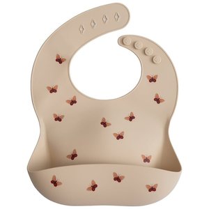 Bibs Bibs: Silicone Baby Bib - Butterfly