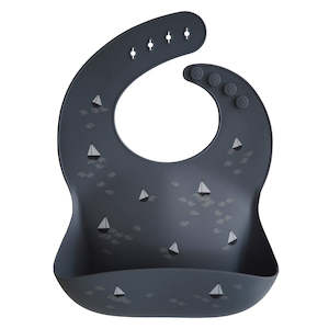 Silicone Baby Bib - Boats
