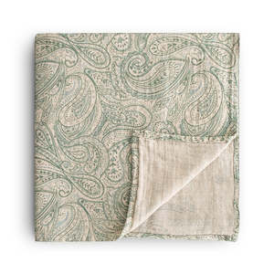 Swaddles: Swaddle - Green Paisley
