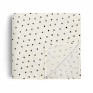 Swaddles: Swaddle - Black Daisy