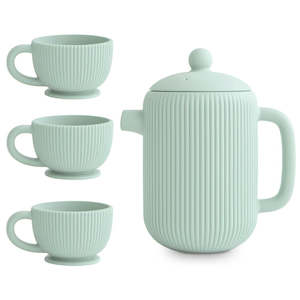 Silicone Tea Play Set - Cambridge Blue