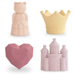 Princess Mould Free Bath Play Set - 4 Pack