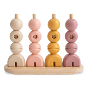 Wooden Multi Shape Stacker - Sunrise