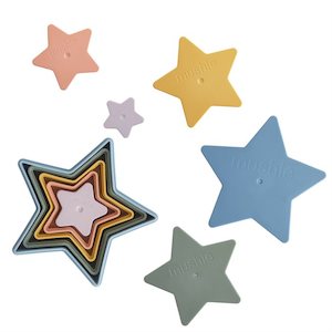 Stacking Cups: Nesting Star Stack Set - Retro