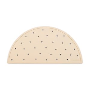 Place Mats: Silicone Place Mat - Black Daisy