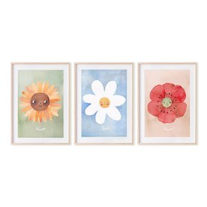 Mushie Floral Poster (3-pack)