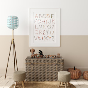 Mushie International Alphabet Poster