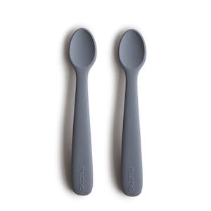 Mushie Fork Spoon Sets: Mushie Feeding Spoon - Tradewinds