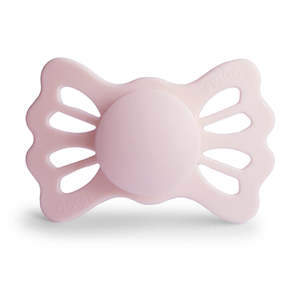 Frigg Pacifiers: Symmetrical Lucky Silicone Pacifier (White Lilac)