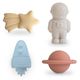 Mushie Bath Play Set - Space (4-Pack)