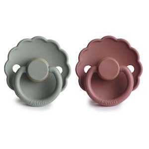 Frigg Daisy Pacifiers Latex Silicone: Daisy Latex Pacifier French Grey / Woodchuck