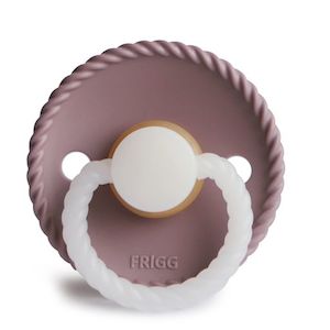Frigg Night Pacifiers Latex Silicone: Rope Latex Pacifier (Twilight Mauve Night)