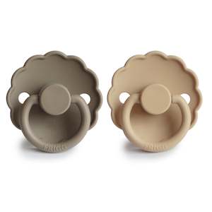 Frigg Daisy Pacifiers Silicone: Daisy Silicone Pacifier Portobello / Croissant