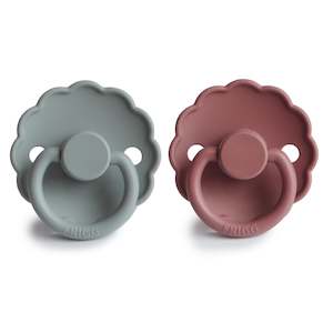 Frigg Daisy Pacifiers Silicone: Daisy Silicone Pacifier French Grey / Woodchuck
