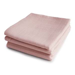 Muslin Cloths: Muslin Cloth 3-pack Blush