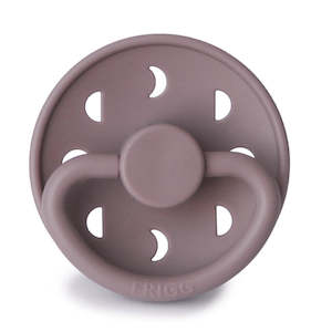Moon Pacifiers Silicone: Moon Phase Silicone Pacifier (Twilight Mauve)