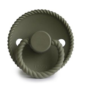 Rope Pacifiers Silicone: Rope Silicone Pacifier (Olive)