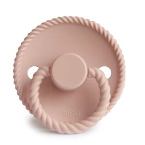 Rope Silicone Pacifier (Blush)