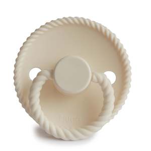 Rope Silicone Pacifier (Cream)
