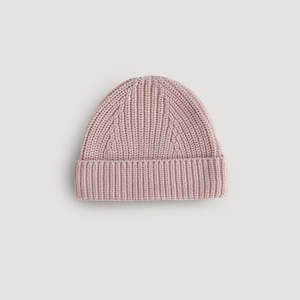 Mushie Beanies: Chunky Knit Beanie Blush