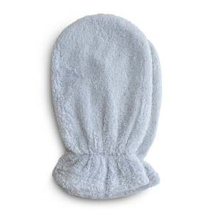 Bath Mitts Hooded Towels: Bath Mitt 2-pack Baby Blue