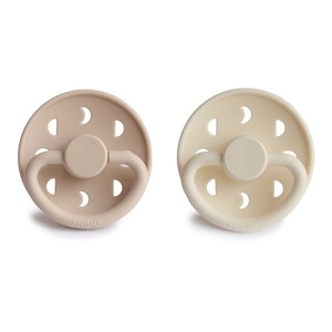 Moon Phase Silicone Pacifier Cream / Croissant