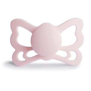 Anatomical Butterfly Silicone Pacifier (White Lilac)