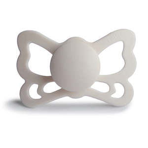 Anatomical Butterfly Silicone Pacifier (Silver Grey)
