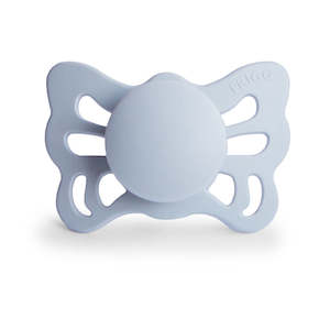 Anatomical Butterfly Silicone Pacifier (Powder Blue)