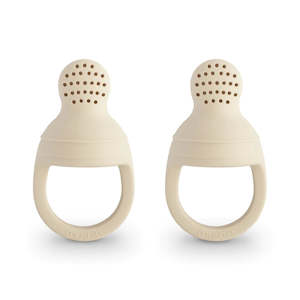Food Feeders: Mushie Food Feeder - Shifting Sand