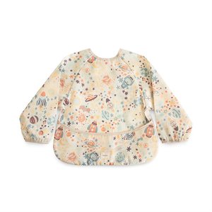 Bibs Bibs: Mushie Long Sleeve Bib - Space