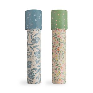 Stacking Cups: Mushie Kaleidoscope 2-pack - Pastel Blooms/Blue Flowers