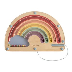 Mushie: Mushie Wooden Magnetic Rainbow Maze