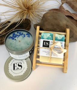 Products: Soap and Candle Gift Set Eco Savvy