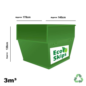 General Rubbish Medium skip bin- 3m³