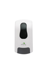 Manual Soap-Sanitiser Dispenser 1000ML - White - Eco Soft